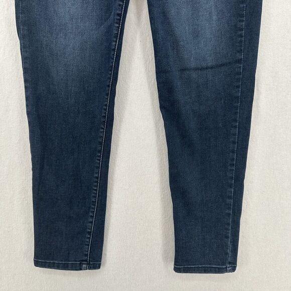 Democracy Jeans Women 10 Skinny Ab Solution Blue Stretch Denim Tummy Control - Picture 4 of 12